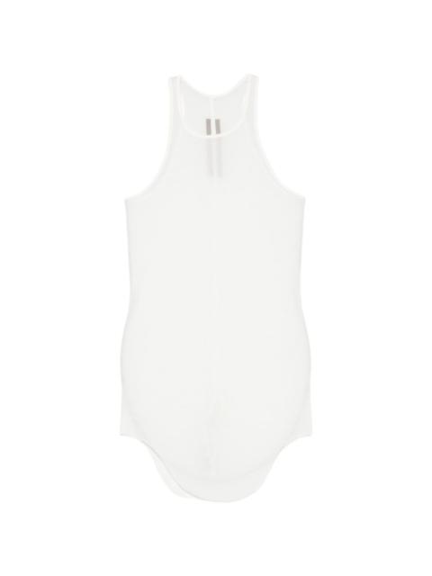 Rick Owens ribbed curved-hem top