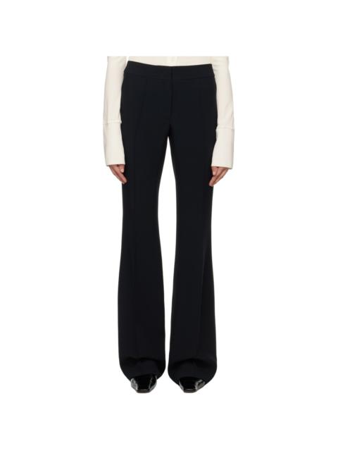 Jil Sander Black Flared Trousers