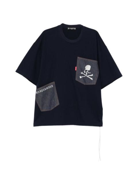 mastermind JAPAN logo-appliqué T-shirt