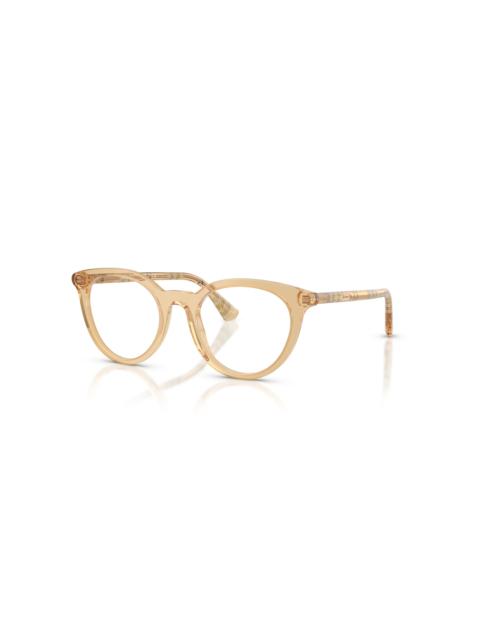 Burberry burberry 48mm Round optical glasses in Beige at Nordstrom