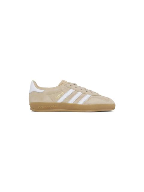 Beige Gazelle Indoor Sneakers