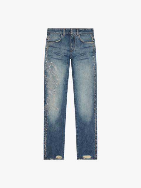 Givenchy JEANS IN DENIM WITH STUDS