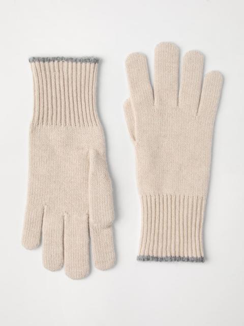 Brunello Cucinelli Cashmere knit gloves