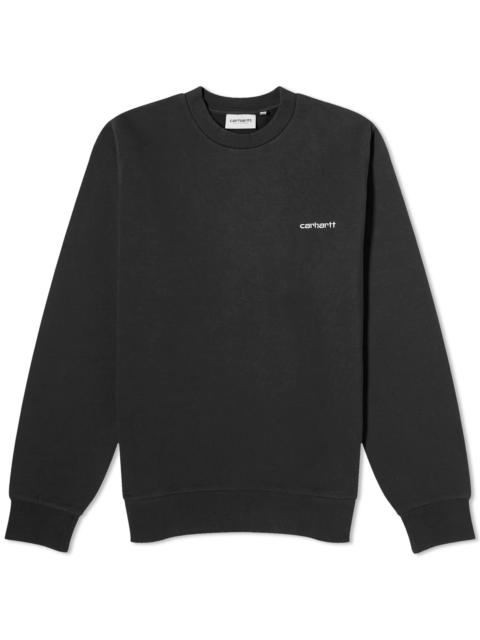 Carhartt Carhartt WIP Script Embroidery Crew Sweat