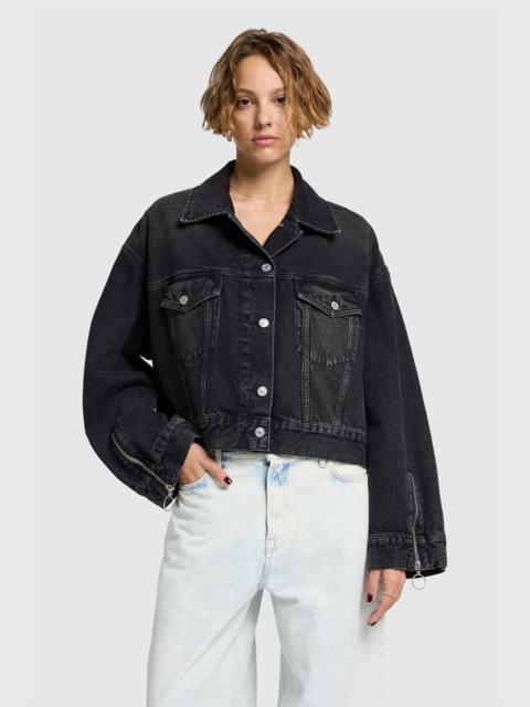 7 For All Mankind OLI CROPPED TRUCKER in MANKIND