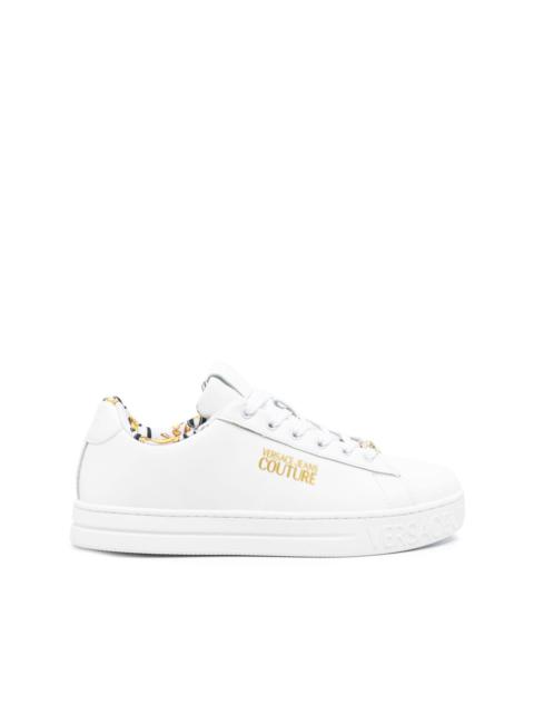 VERSACE JEANS COUTURE Court leather sneakers