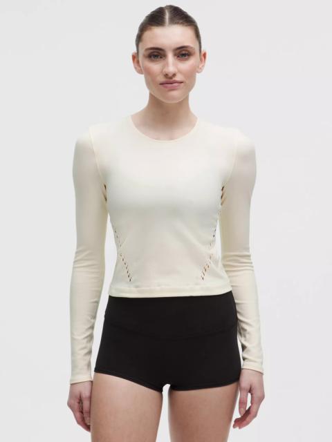 lululemon RevealKnit Eyelet Crewneck Long-Sleeve Shirt