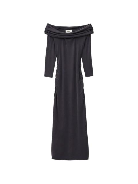 ba&sh Bettina off-shoulder ruched dress