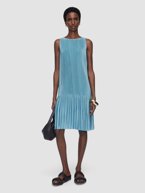 JOSEPH Rida Pleated Satin Dress