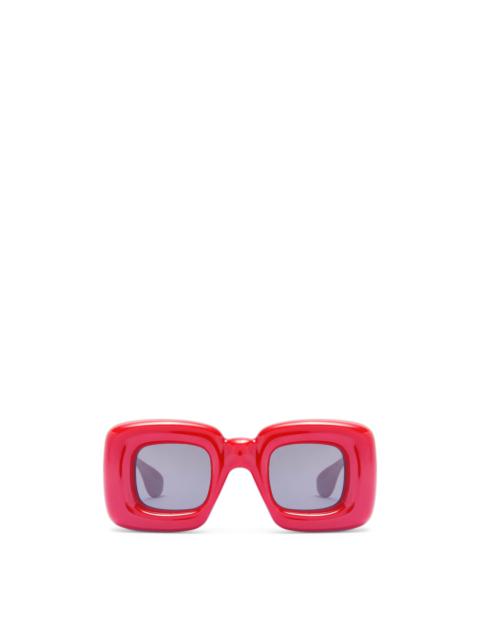 Loewe Inflated rectangular sunglasses in acetate