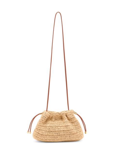 ULLA JOHNSON Lali Mini Pouch Raffia Crossbody Bag neutral