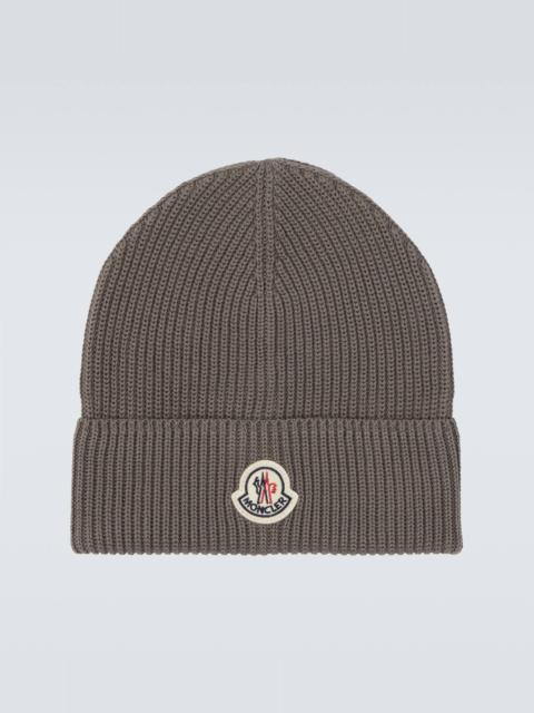 Moncler Archivio ribbed-knit cotton beanie