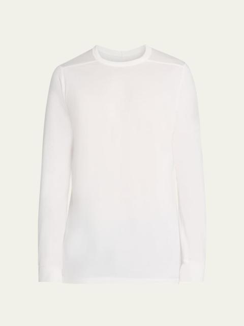 Rick Owens Men's Cotton Long-Sleeve Crewneck T-Shirt