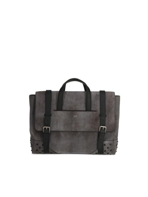 Tod's studded top-handle briefcase