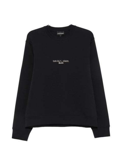 EMPORIO ARMANI Emporio Armani Logo-print Cotton Sweatshirt