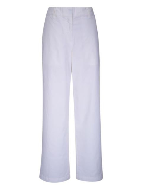 NILI LOTAN cotton wide-leg trousers