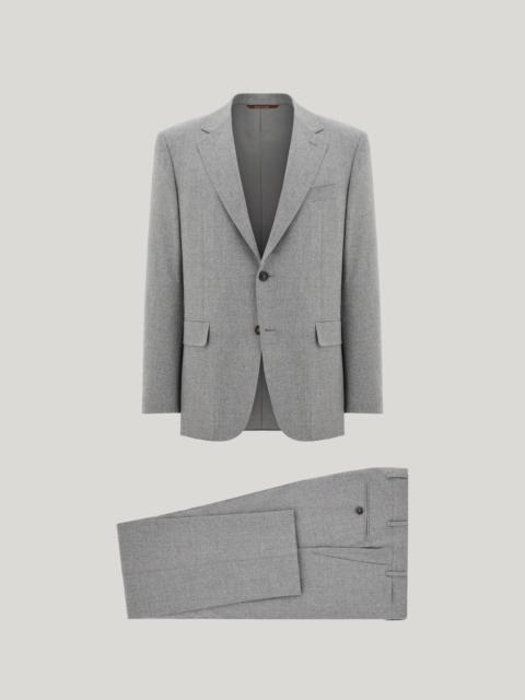 Canali LIGHT GRAY CASHMERE REGULAR-FIT CANALI TRAVEL SUIT