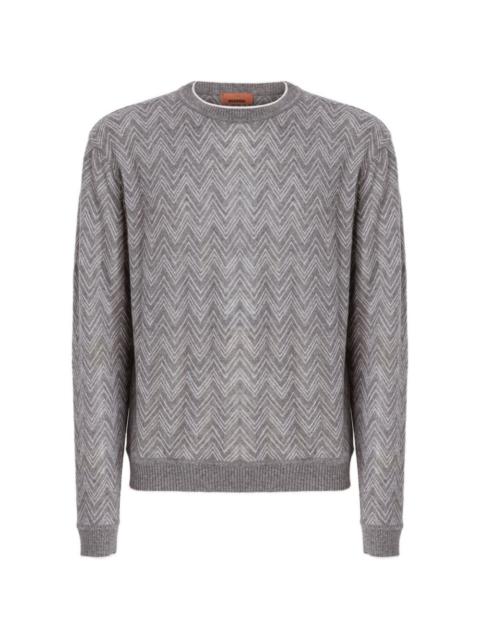 Missoni zigzag-pattern crew-neck sweater