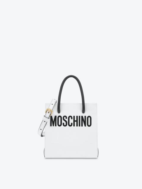 Moschino PVC HANDBAG WITH LOGO