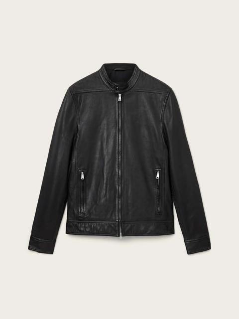 ALLSAINTS HOLT SLIM FIT LEATHER JACKET