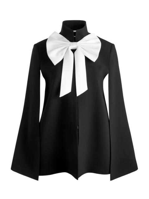 Alice + Olivia PHILIPPA BOW FRONT CROPPED CAPE