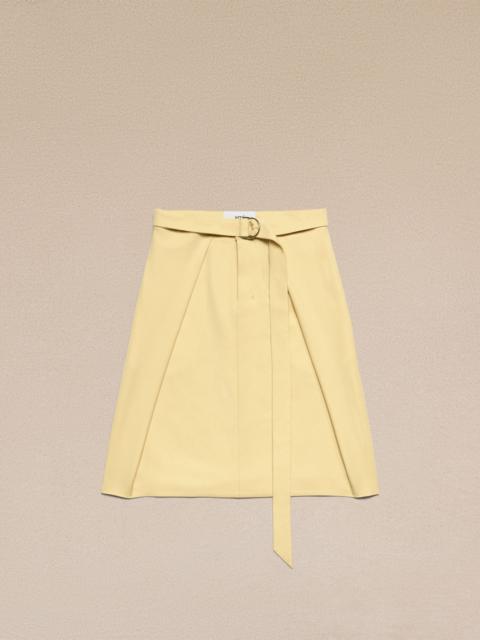 AMI Paris A Line Skirt With Floating Panels