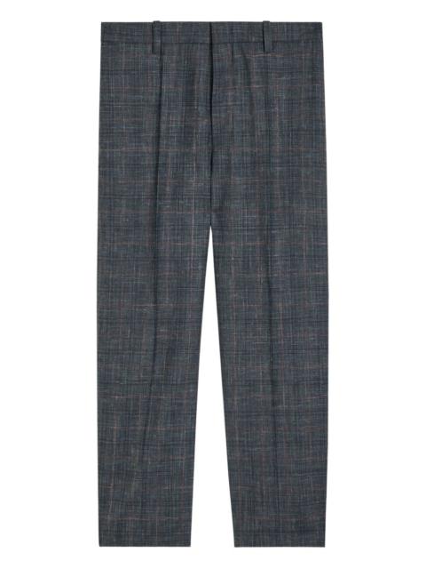 Jil Sander checked trousers