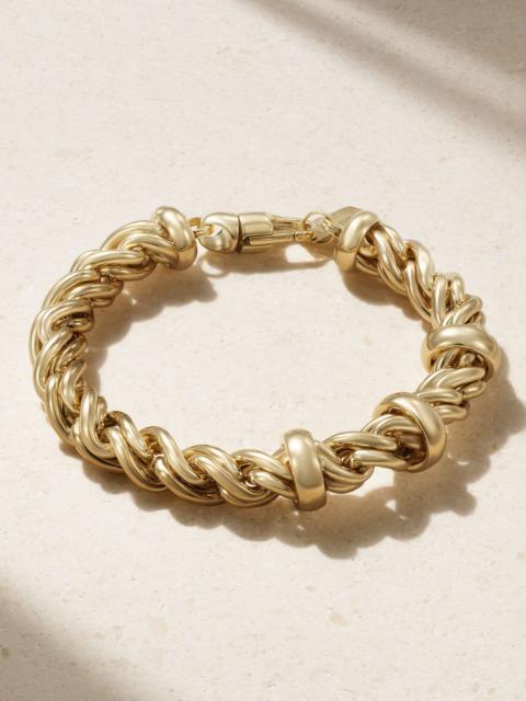 LAUREN RUBINSKI Medium 14-karat gold bracelet Gold