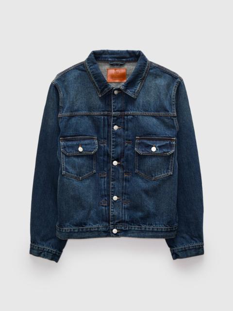 Knickerbocker Wayfarer Denim Trucker in Indigo Vintage Wash