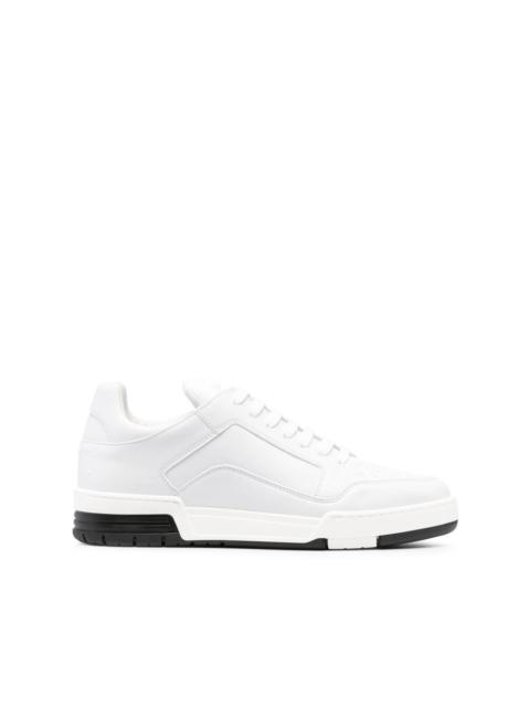 Moschino leather lace-up sneakers