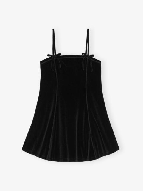 GANNI VELOUR MINI DRESS