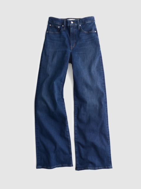 Madewell The Wide-Leg Jean in Super Stretch Denim