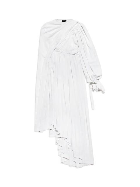 BALENCIAGA Women's All In Dress in White/black