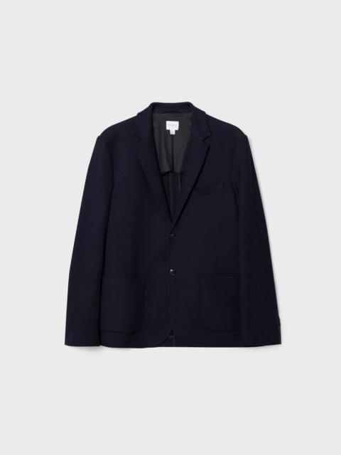 Cotton Piqué Unstructured Blazer