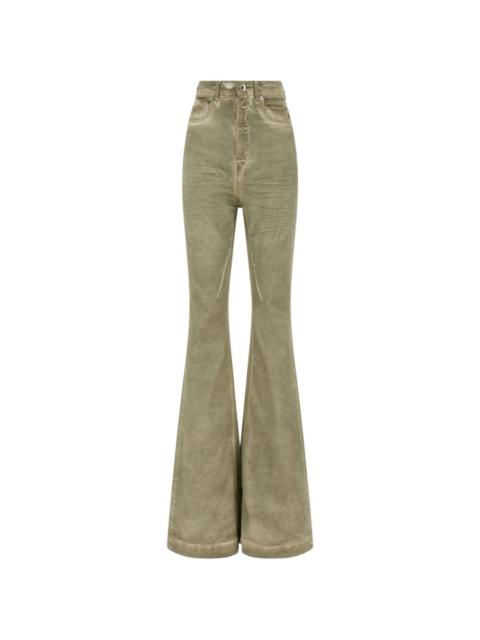 Rick Owens DRKSHDW high-waisted flared jeans
