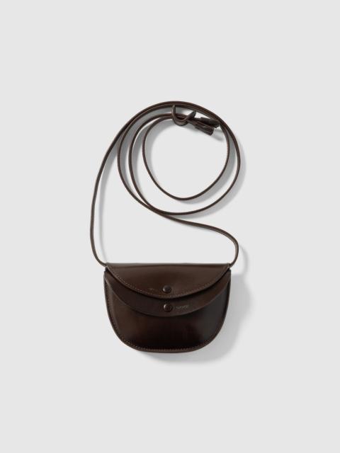 KAPTAIN SUNSHINE Round Wallet Mid Pouch Dark Brown