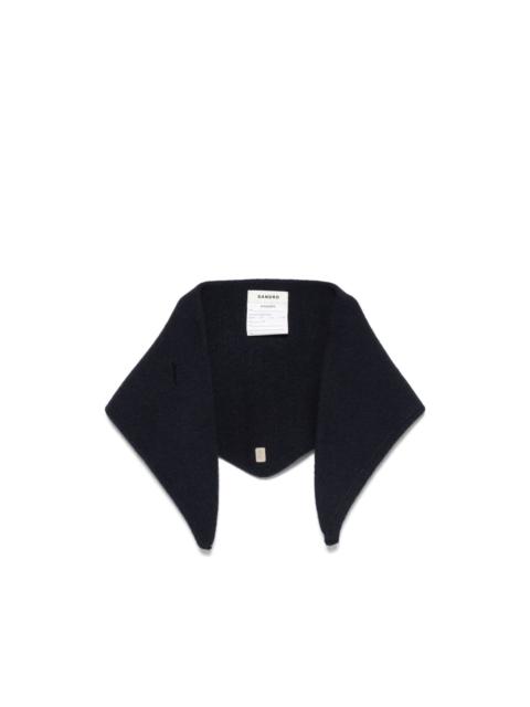 Sandro triangular-shape scarf