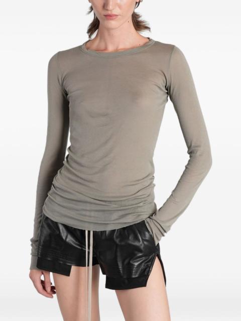 Rick Owens exposed-seam long-sleeve sweater