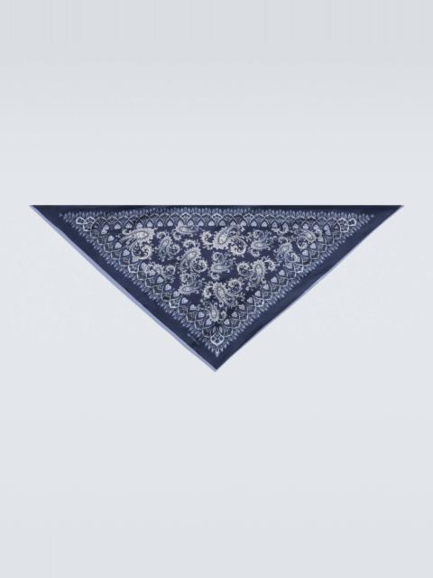 Etro Paisley silk pocket square