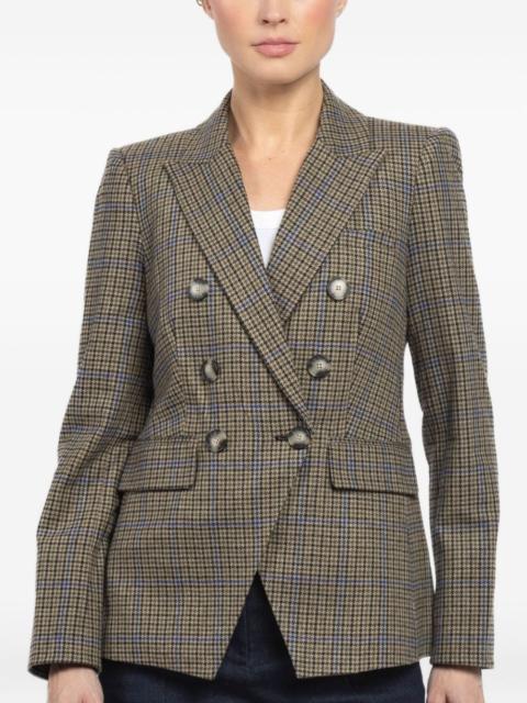 VERONICA BEARD Miller Dickey double-breasted check blazer