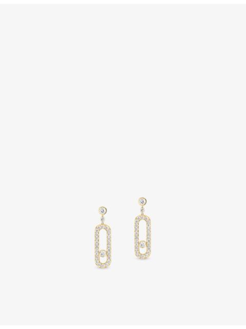 MESSIKA Move Uno Stud 18ct Gold And 0.4ct Diamond Earrings