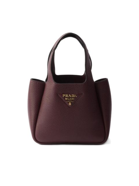 Prada leather top-handle mini bag