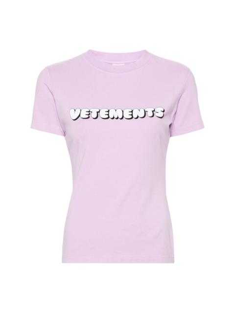 VETEMENTS logo-print T-shirt