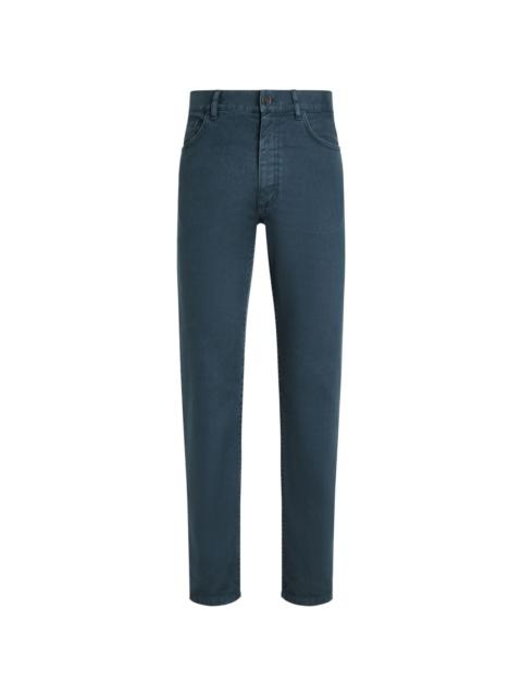straight-leg jeans