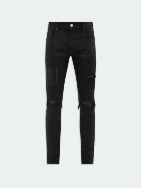 AMIRI WAX LOGO JEAN