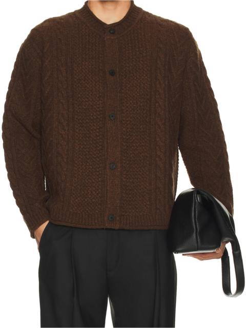 LE17SEPTEMBRE Twisted Round Neck Cardigan