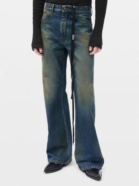 Ann Demeulemeester Modest 5 Pockets Relaxed Flared Trousers