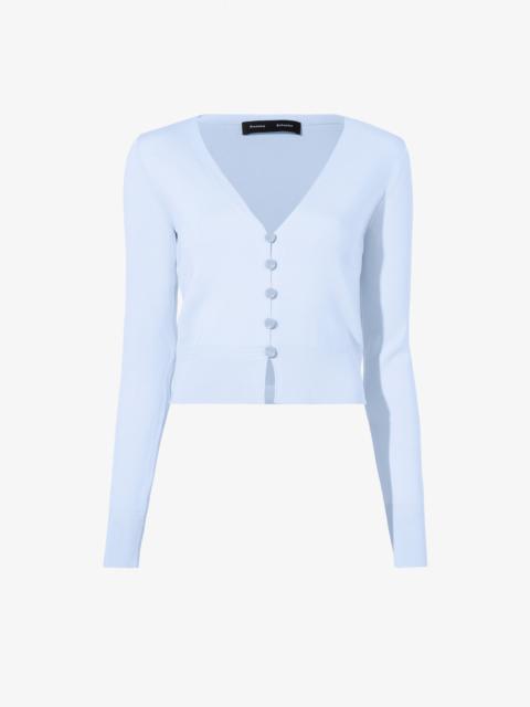 Proenza Schouler Addie Cardigan in Silk Viscose