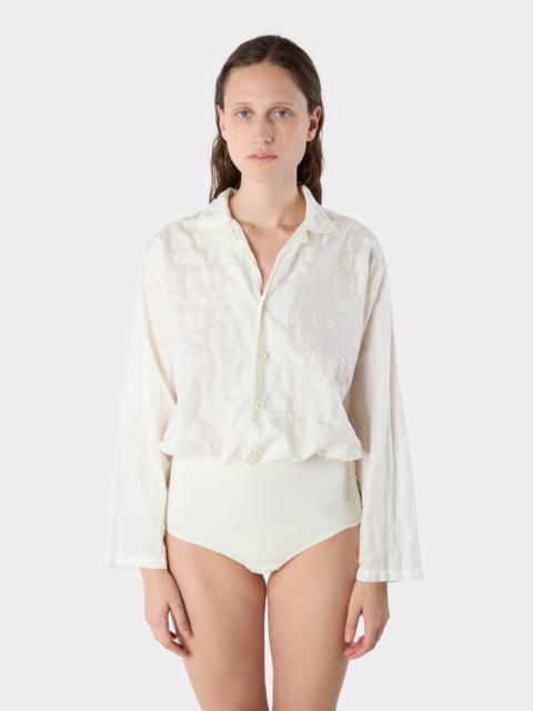 SUNNEI ALLOVER BODY SHIRT / cream