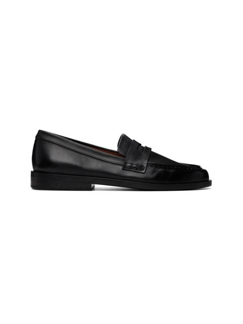 Marsèll Black Mocasso Leather Loafers
